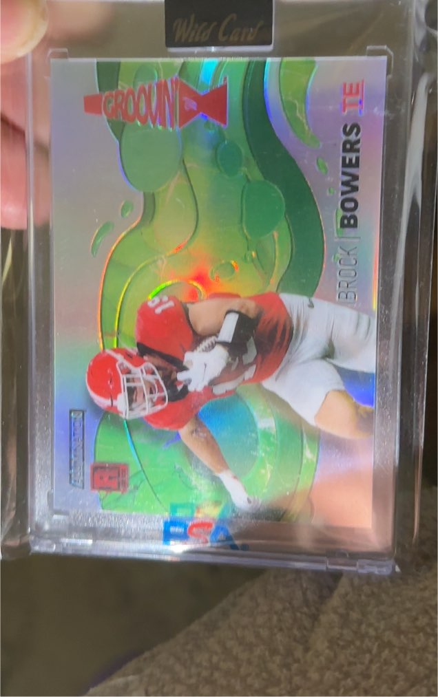 2023 Wild Card Alumination #AG-BB Brock Bowers — front