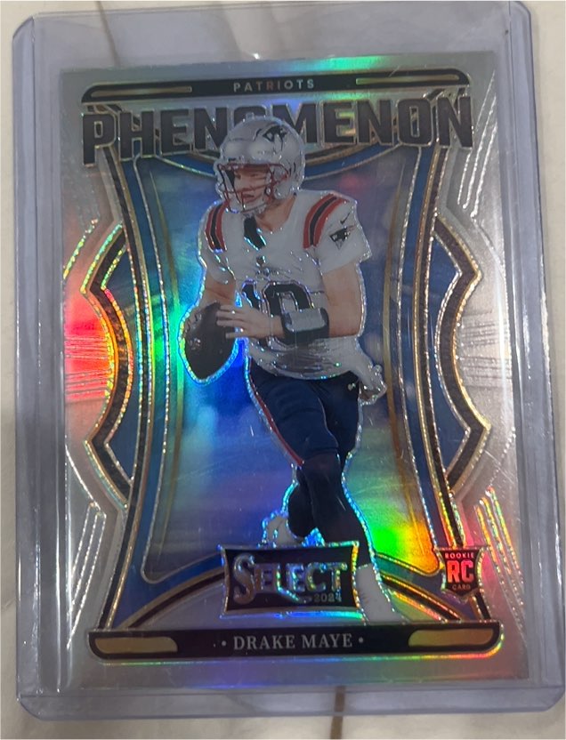 2024 Panini Select #3 Drake Maye Phenomenon — front