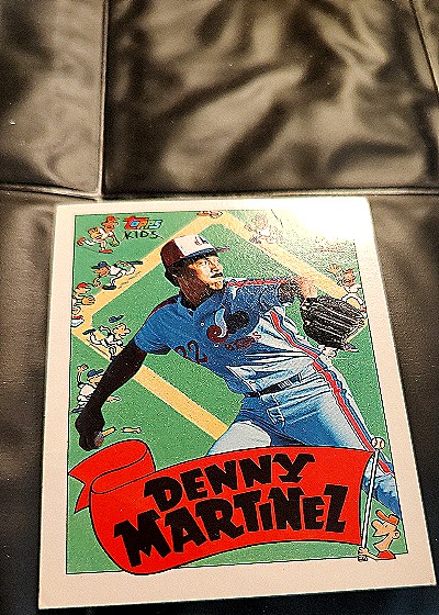1992 Topps Kids #10 Denny Martinez — front