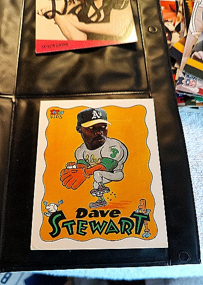 1992 Topps Kids #117 Dave Stewart — front