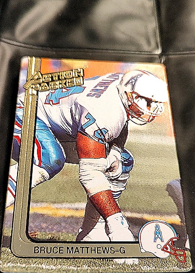 1991 Action Packed #Bruce Matthews-G — front