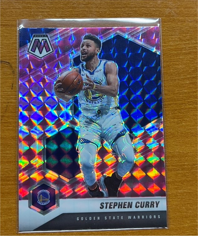 2020-21 Panini Mosaic #175 Stephen Curry — front