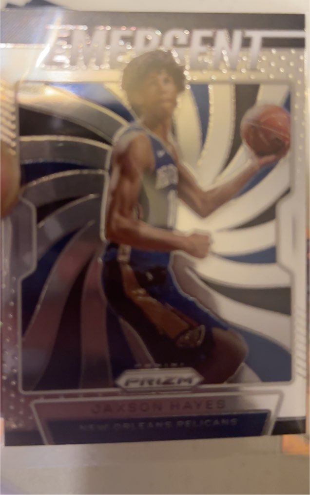 2019-20 Panini Prizm Emergent #11 Jaxson Hayes — front