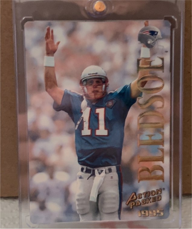 1995 Action Packed #3 Drew Bledsoe — front