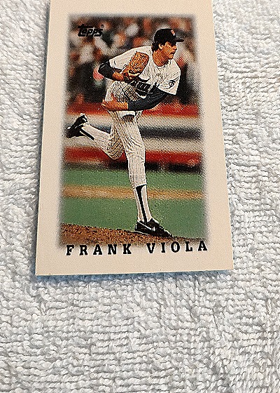 1987 Topps Mini Leaders #25 Frank Viola — front