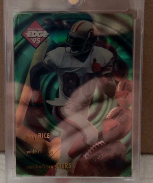 1995 Collector's Edge Edge Tech #11 Jerry Rice — front