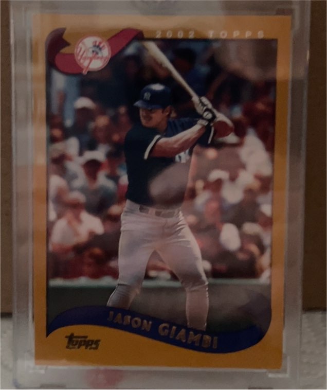 2002 Topps #75 Jason Giambi — front