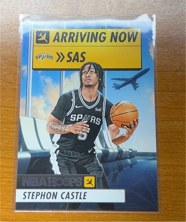 2024-25 Panini NBA Hoops #8 Stephon Castle — front