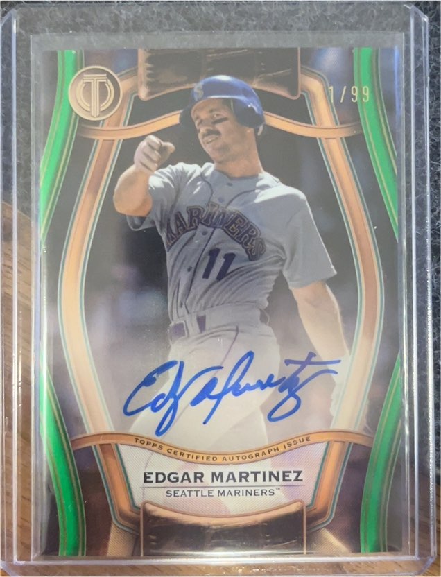2025 Topps Tribute #PTGA-EM Edgar Martinez — front
