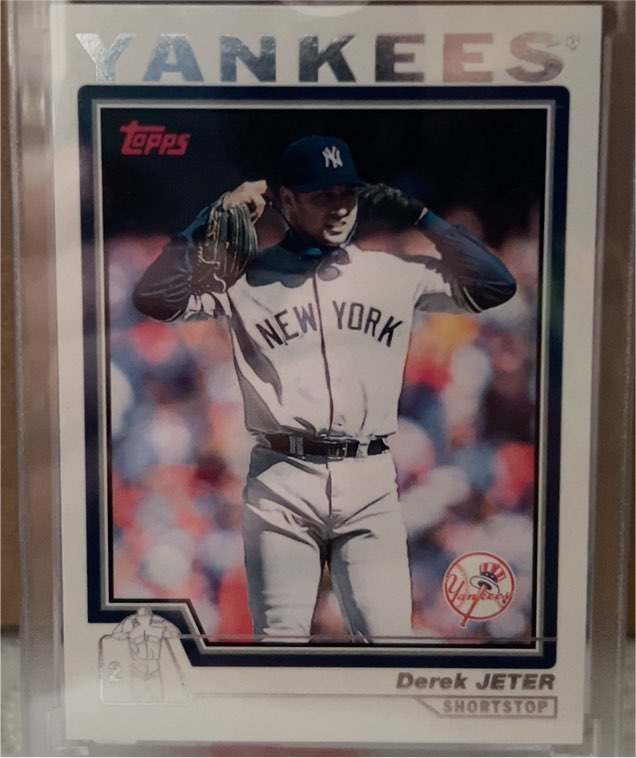 2004 Topps #20 Derek Jeter — front