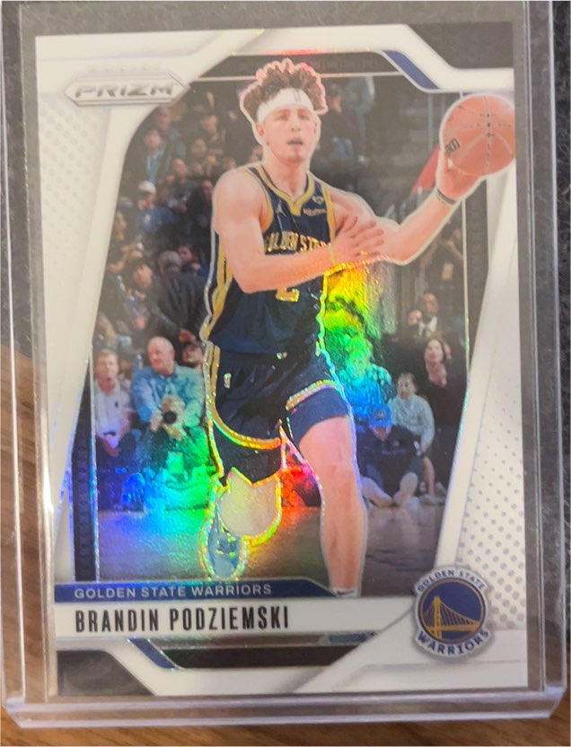 2024-25 Panini Prizm #81 Brandin Podziemski — front