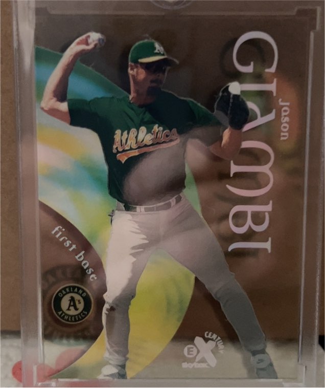 1999 SkyBox E-X Century #53 Jason Giambi — front