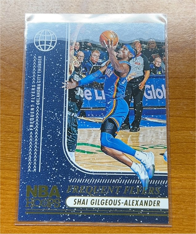 2024-25 Panini NBA Hoops Frequent Flyers #11 Shai Gilgeous-Alexander — front