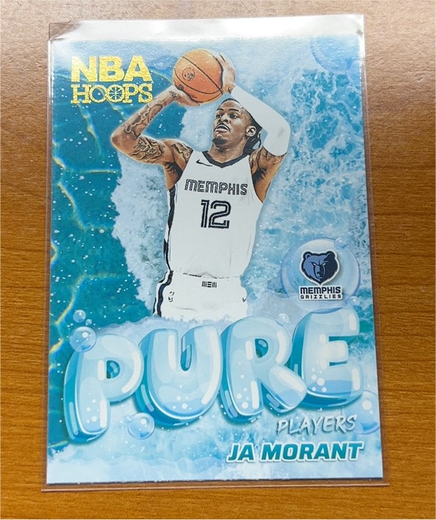 2024-25 Panini NBA Hoops #5 Ja Morant Pure Players Insert — front