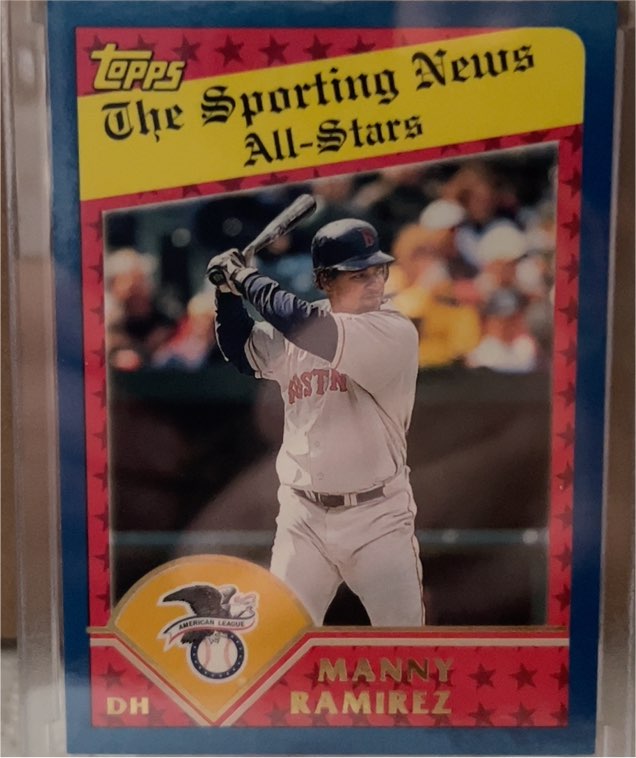 2003 Topps Sporting News All-Stars #366 Manny Ramirez — front