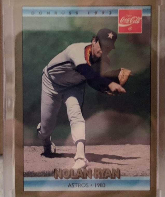 1992 Donruss Coca-Cola #17 Nolan Ryan — front