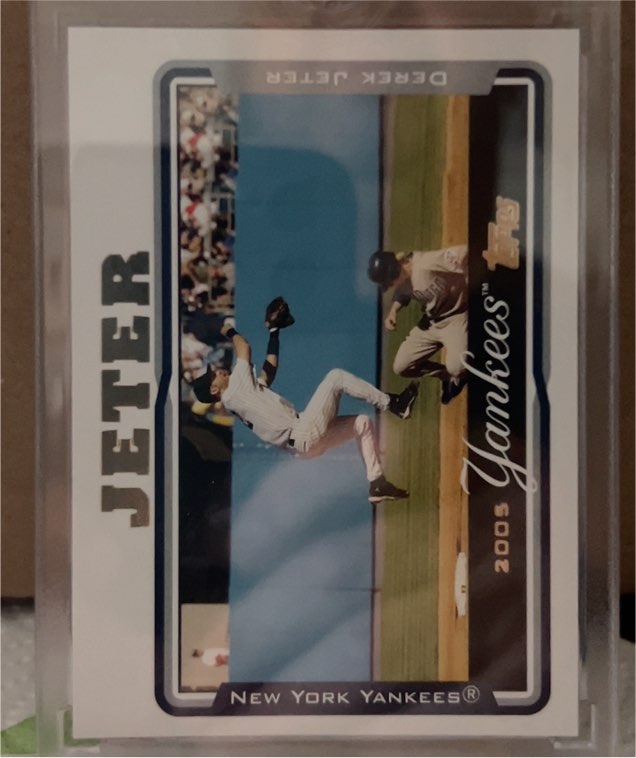 2005 Topps #600 Derek Jeter — front