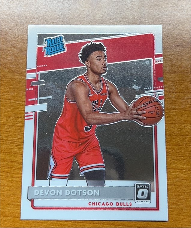 2020-21 Donruss Optic #173 Devon Dotson Rated Rookie — front