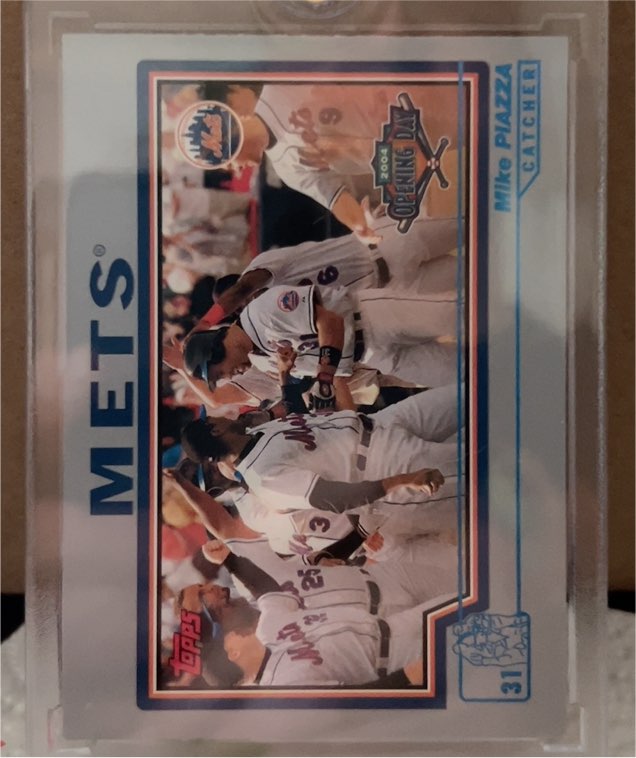 2004 Topps Opening Day #15 Mike Piazza — front