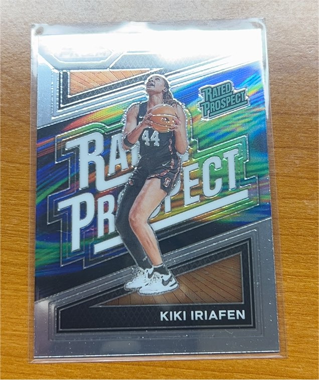 2024 Panini Prizm Draft Picks #10 Kiki Iriafen Rated Prospect — front