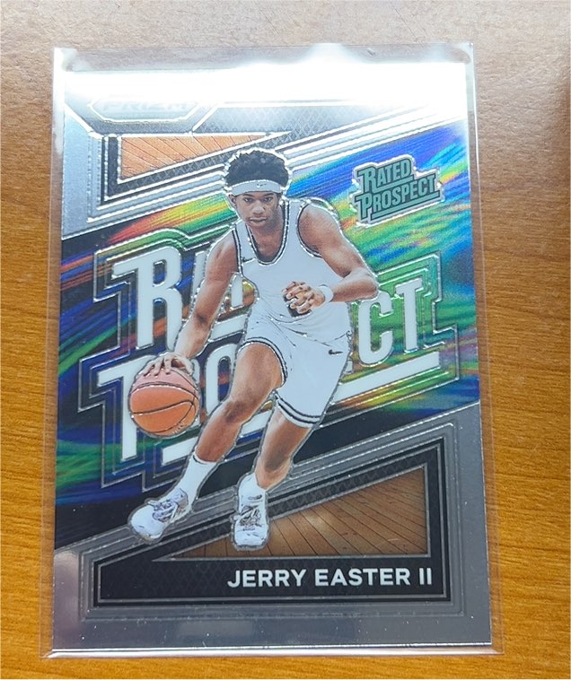 2024 Panini Prizm Draft Picks Rated Prospect #9 Jerry Easter II — front