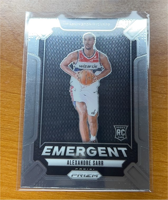 2024-25 Panini Prizm Emergent #14 Alexandre Sarr — front