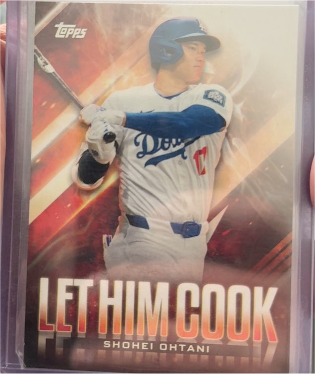 2024 Topps Update #LHC-1 Shohei Ohtani Let Him Cook — front