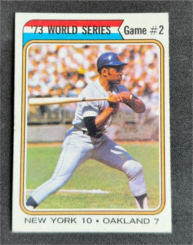 1974 Topps #473 Willie Mays — front