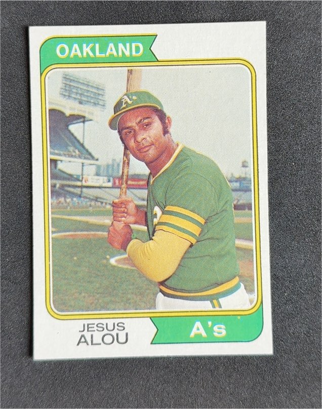 1974 Topps #654 Jesus Alou — front