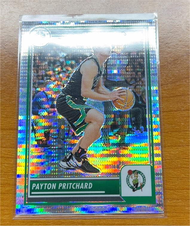2023-24 Panini NBA Hoops Premium Stock #181 Payton Pritchard — front