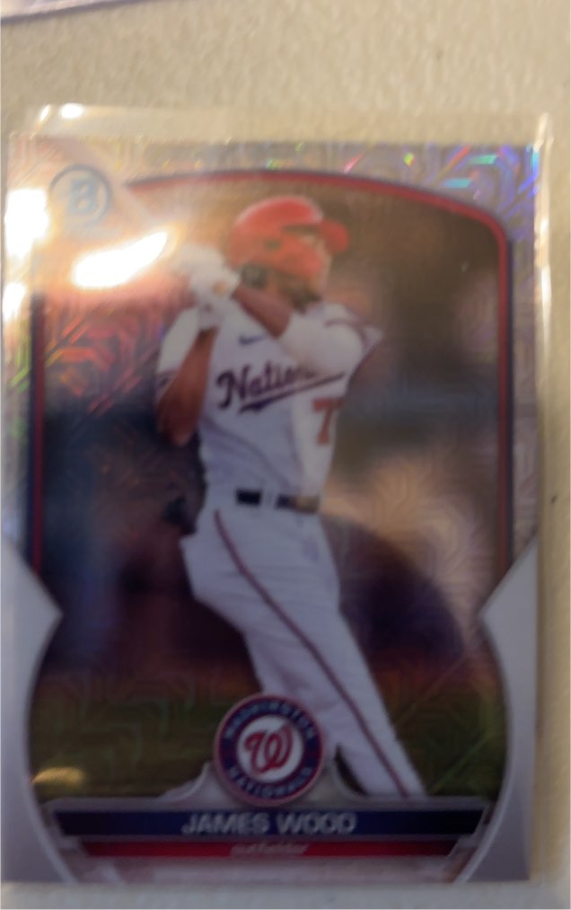 2023 Bowman 1st Edition #BPPF-129 James Wood — front