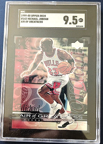 1999-00 Upper Deck #142 Michael Jordan Air of Greatness — front