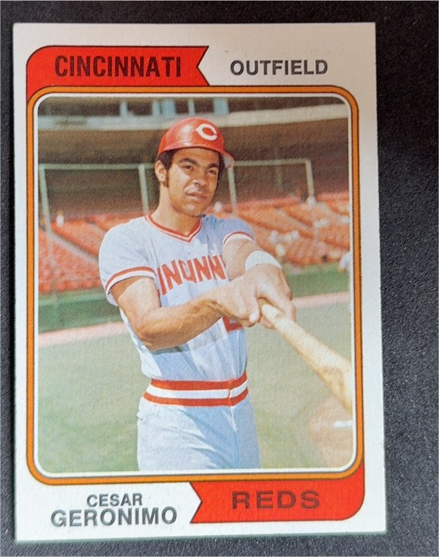 1974 Topps #181 Cesar Geronimo — front