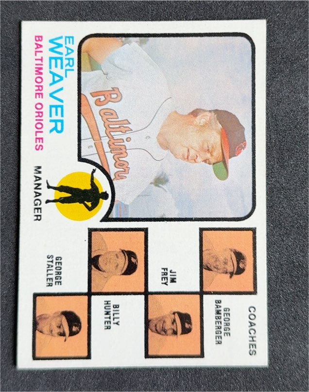 1973 Topps #136 Earl Weaver — front