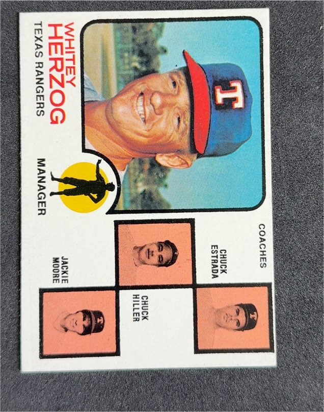 1973 Topps #549 Whitey Herzog — front