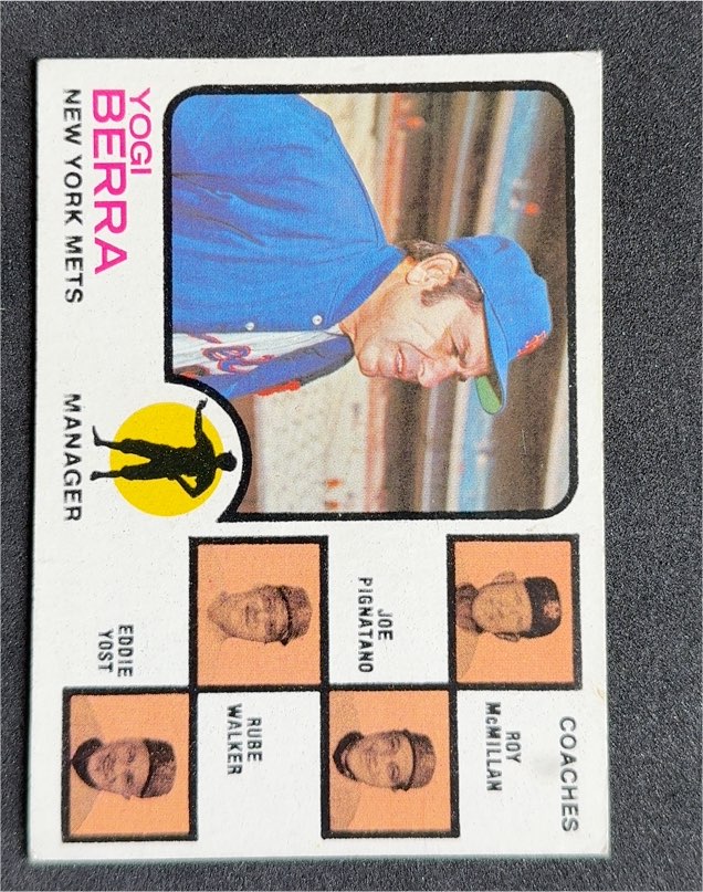 1973 Topps #257 Yogi Berra — front