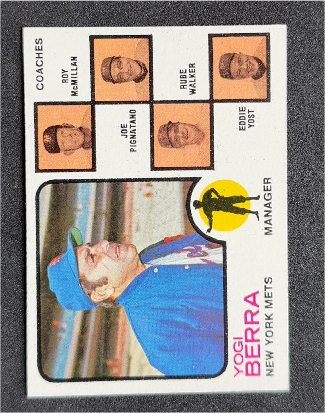 1973 Topps #257 Yogi Berra — front