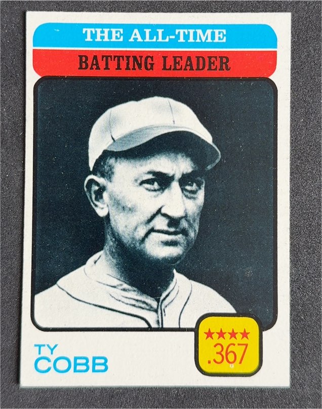 1973 Topps #471 Ty Cobb — front