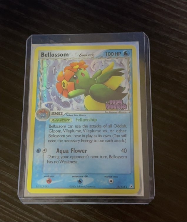 2006 Pokémon EX Holon Phantoms #19 Bellossom — front