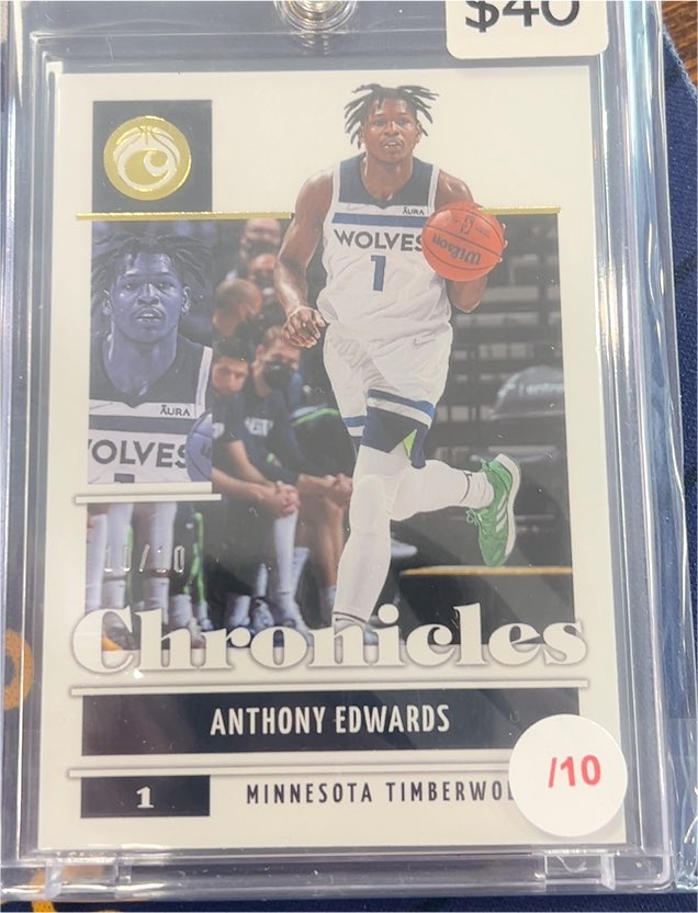 2021-22 Panini Chronicles #8 Anthony Edwards — front