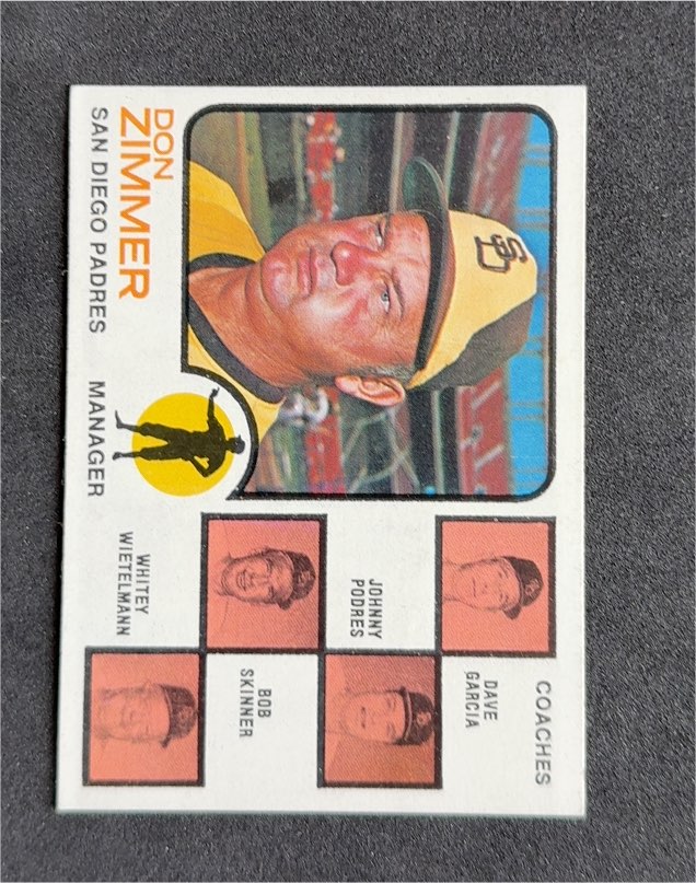 1973 Topps #12 Don Zimmer — front