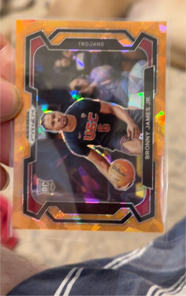 2024 Panini Prizm Draft Picks #86 Bronny James Jr. — front