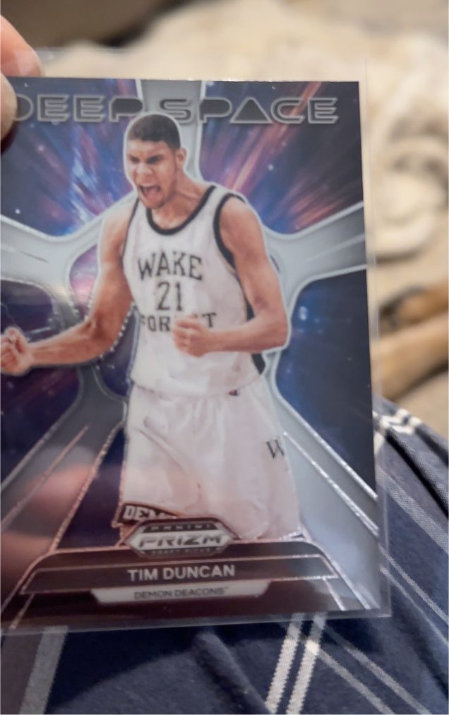 2024 Panini Prizm Draft Picks Deep Space #24 Tim Duncan — front