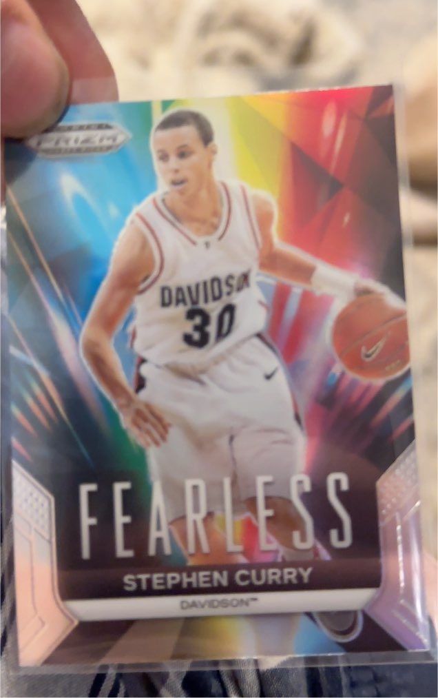 2024 Panini Prizm Draft Picks #19 Stephen Curry Fearless — front