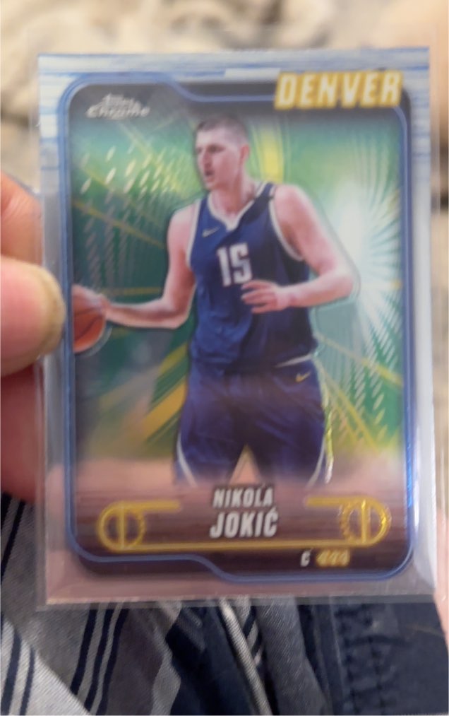 2024-25 Topps Chrome #406 Nikola Jokic — front