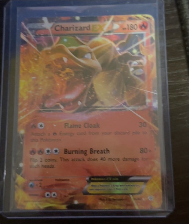 2014 Pokémon TCG XY Flashfire #12 Charizard EX — front