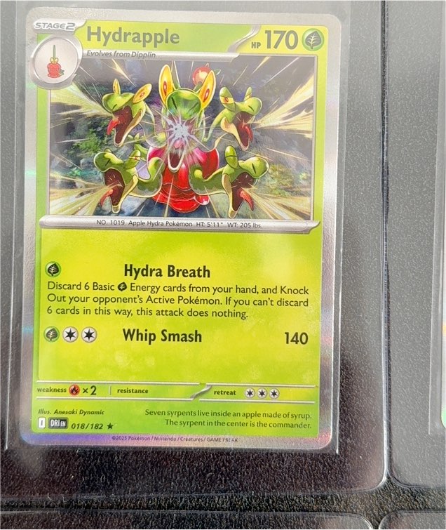 2025 Pokemon Scarlet & Violet Destined Rivals #018 Hydrapple — front