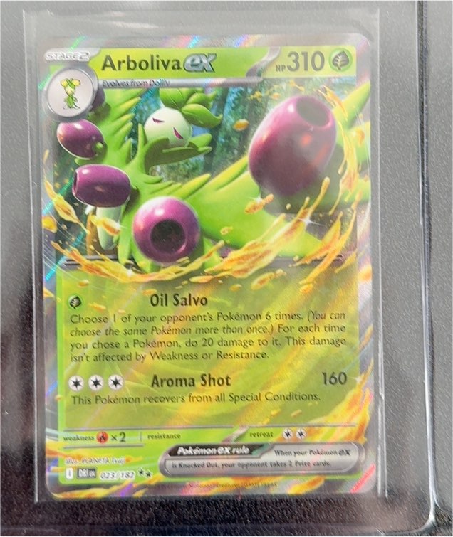 2025 Pokémon Arboliva ex 023/182 Destined Rivals — front