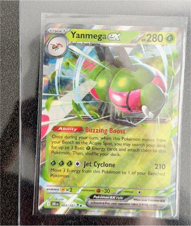 Yanmega ex 003/182 Destined Rivals — front