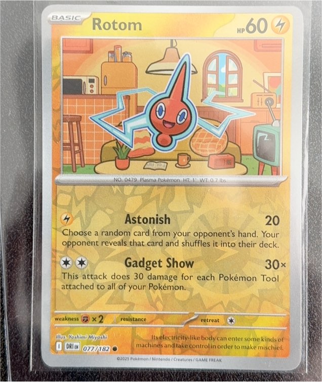 2025 Pokémon SV10 Destined Rivals #077 Rotom — front